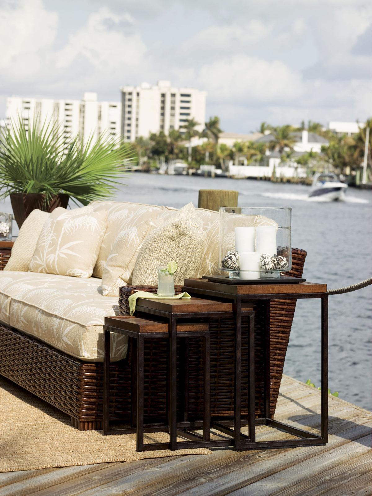 Tommy Bahama Home Ocean Club Ocean Reef Nesting Tables ACCENT TABLES