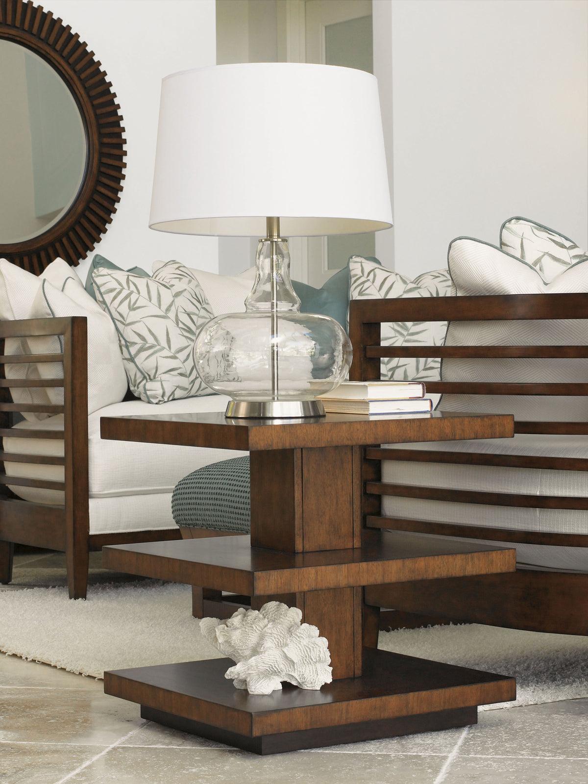 Tommy Bahama Home Ocean Club Lagoon Lamp Table ACCENT TABLES