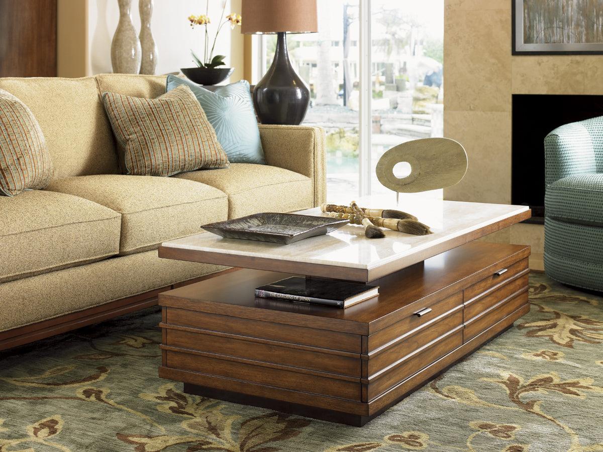 Tommy Bahama Home Ocean Club Solstice Cocktail Table COFFEE TABLES
