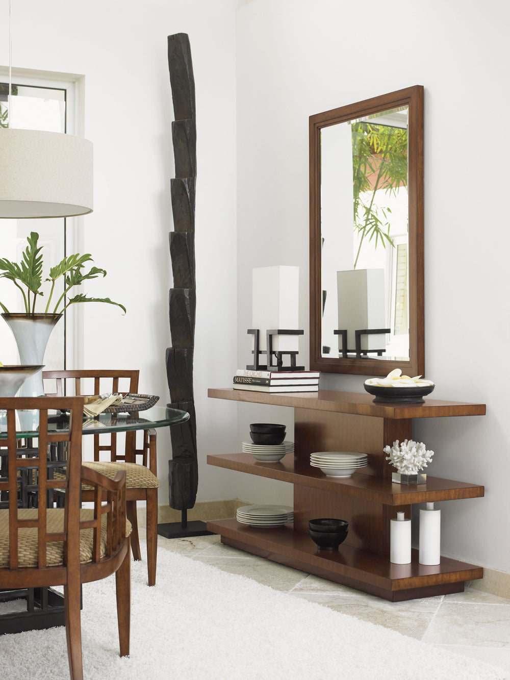 American Home Furniture | Tommy Bahama Home  - Ocean Club Lagoon Sofa Table