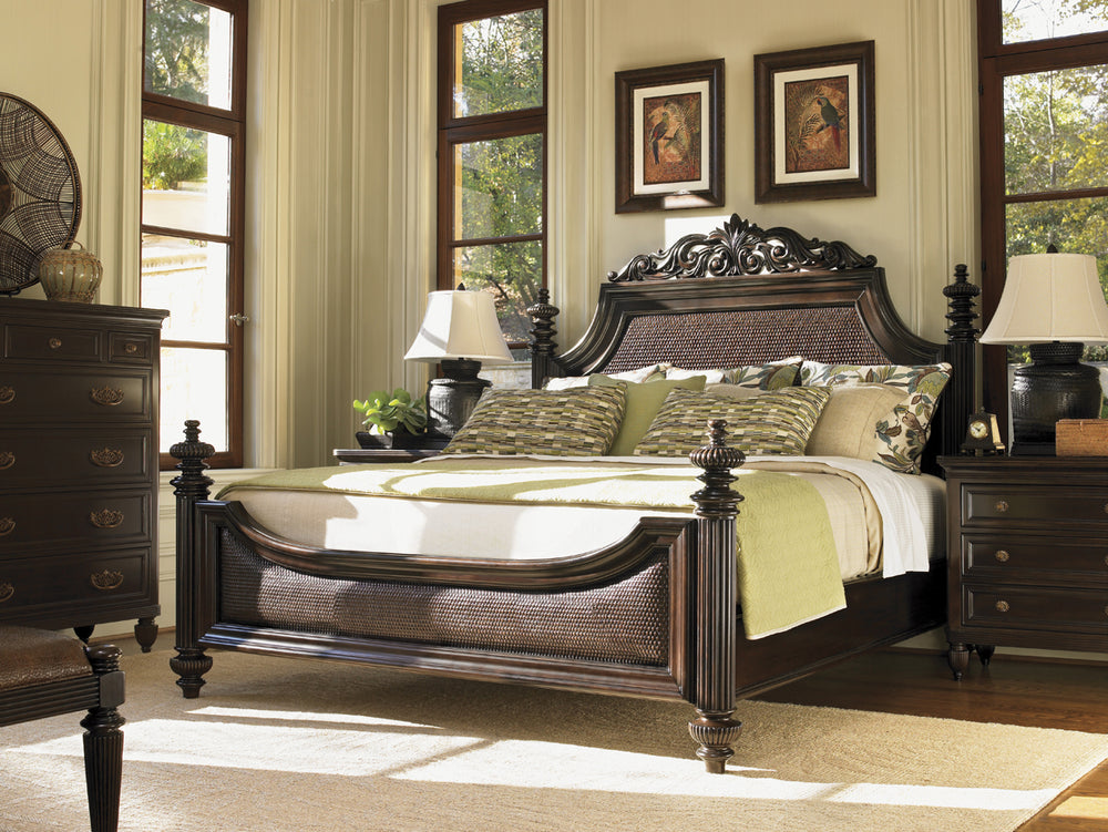 American Home Furniture | Tommy Bahama Home - Royal Kahala Harbour Point Bed
