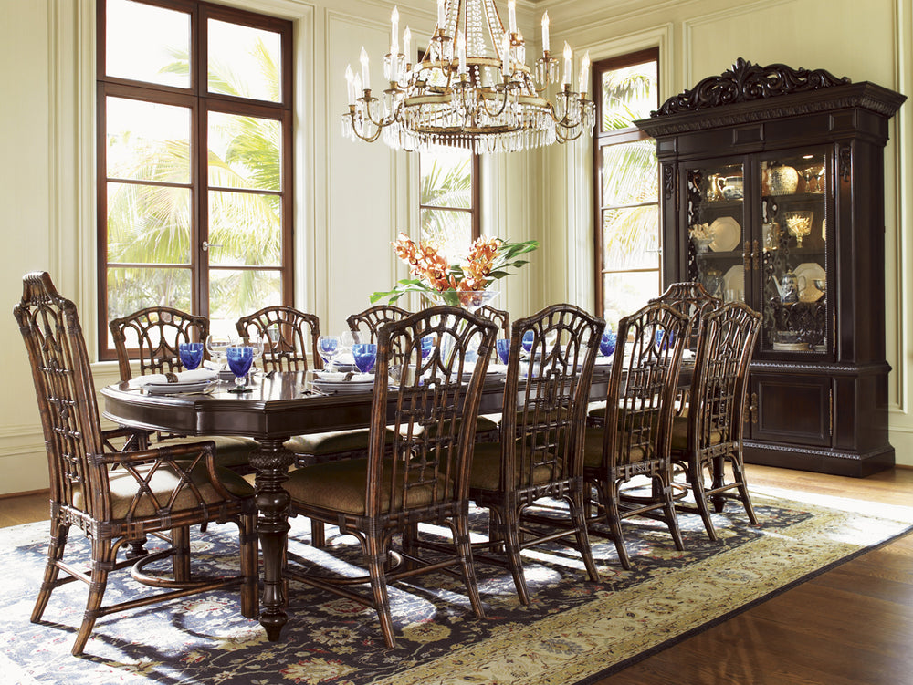American Home Furniture | Tommy Bahama Home  - Royal Kahala Islands Edge Dining Table