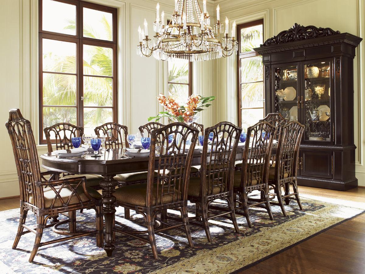Tommy Bahama Home Royal Kahala Islands Edge Dining Table DINING TABLES