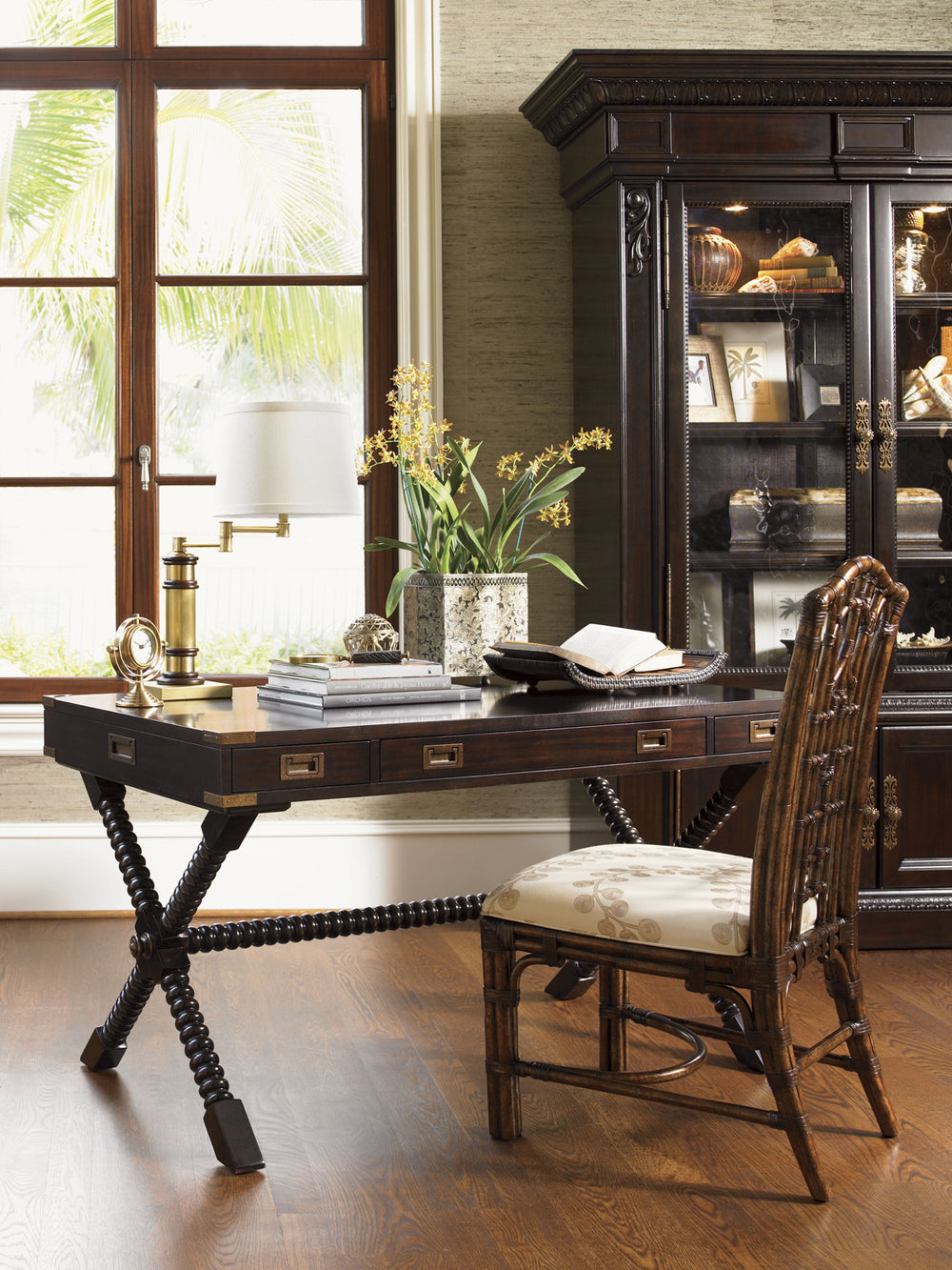 American Home Furniture | Tommy Bahama Home  - Royal Kahala Pacific Rim Side Chair