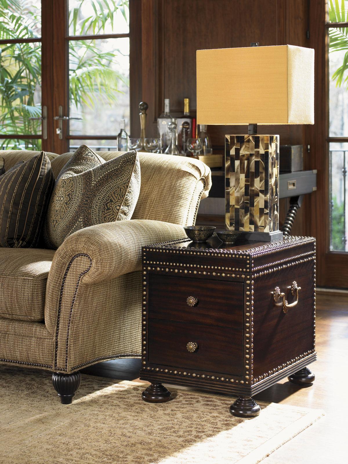 Tommy Bahama Home Royal Kahala Sunset Cay Lamp Table ACCENT TABLES