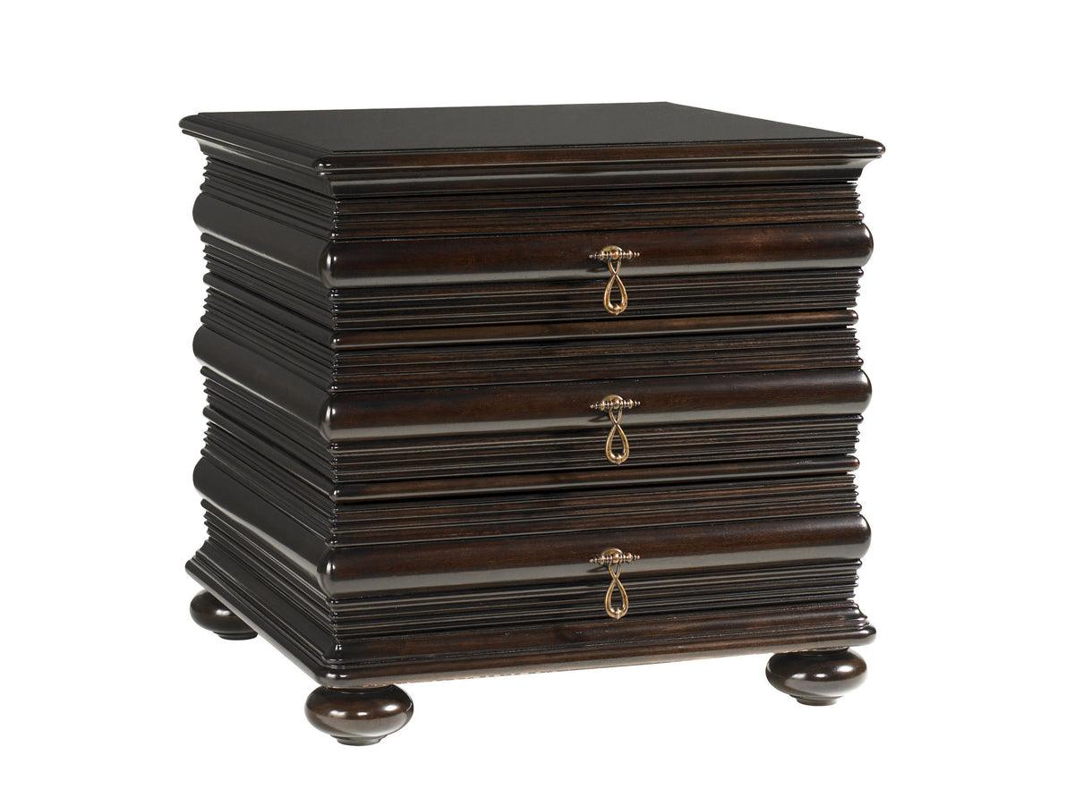 Tommy Bahama Home Royal Kahala Black Sands Lamp Table ACCENT TABLES