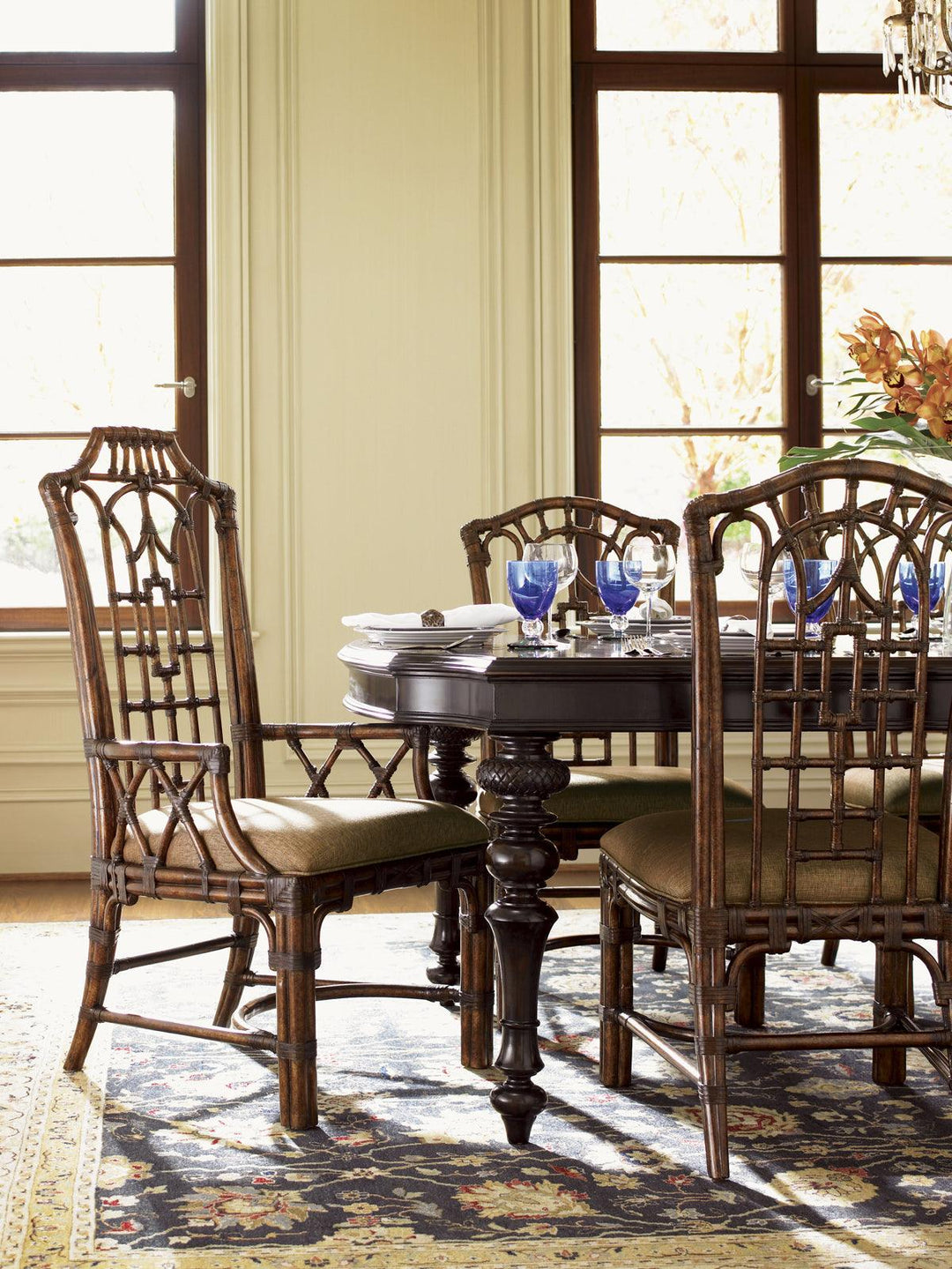 Royal Kahala Pacific Rim Arm Chair - AmericanHomeFurniture