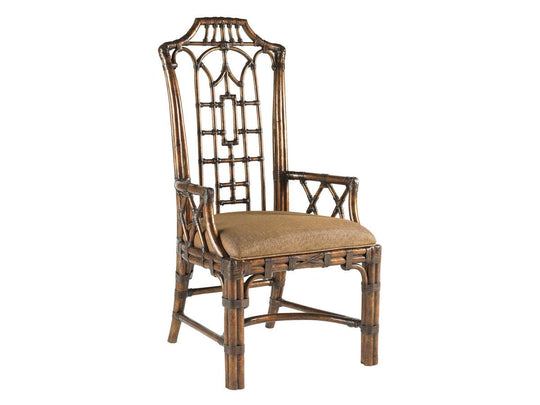Tommy Bahama Home Royal Kahala Pacific Rim Arm Chair - Set of 2 DINING CHAIRS