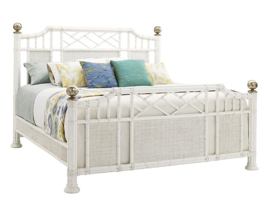 Tommy Bahama Home Ivory Key Pritchards Bay Panel Headboard HEADBOARDS