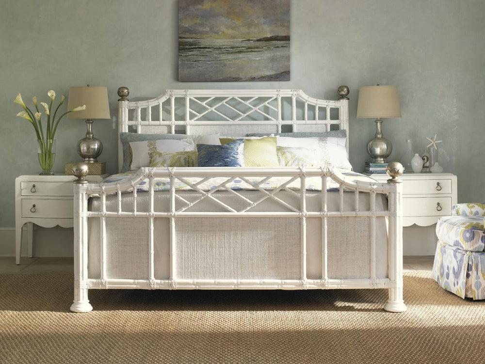 Ivory Key Pritchards Bay Panel Bed - AmericanHomeFurniture