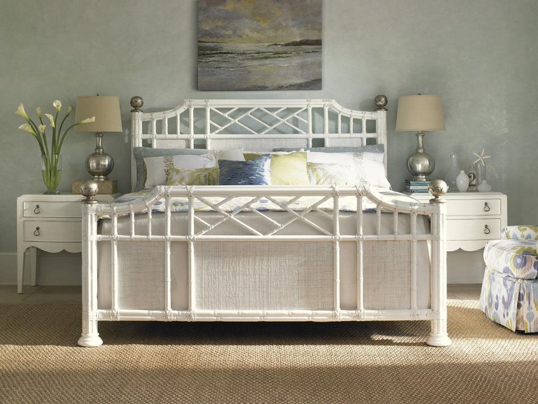 Ivory Key Pritchards Bay Panel Bed - AmericanHomeFurniture