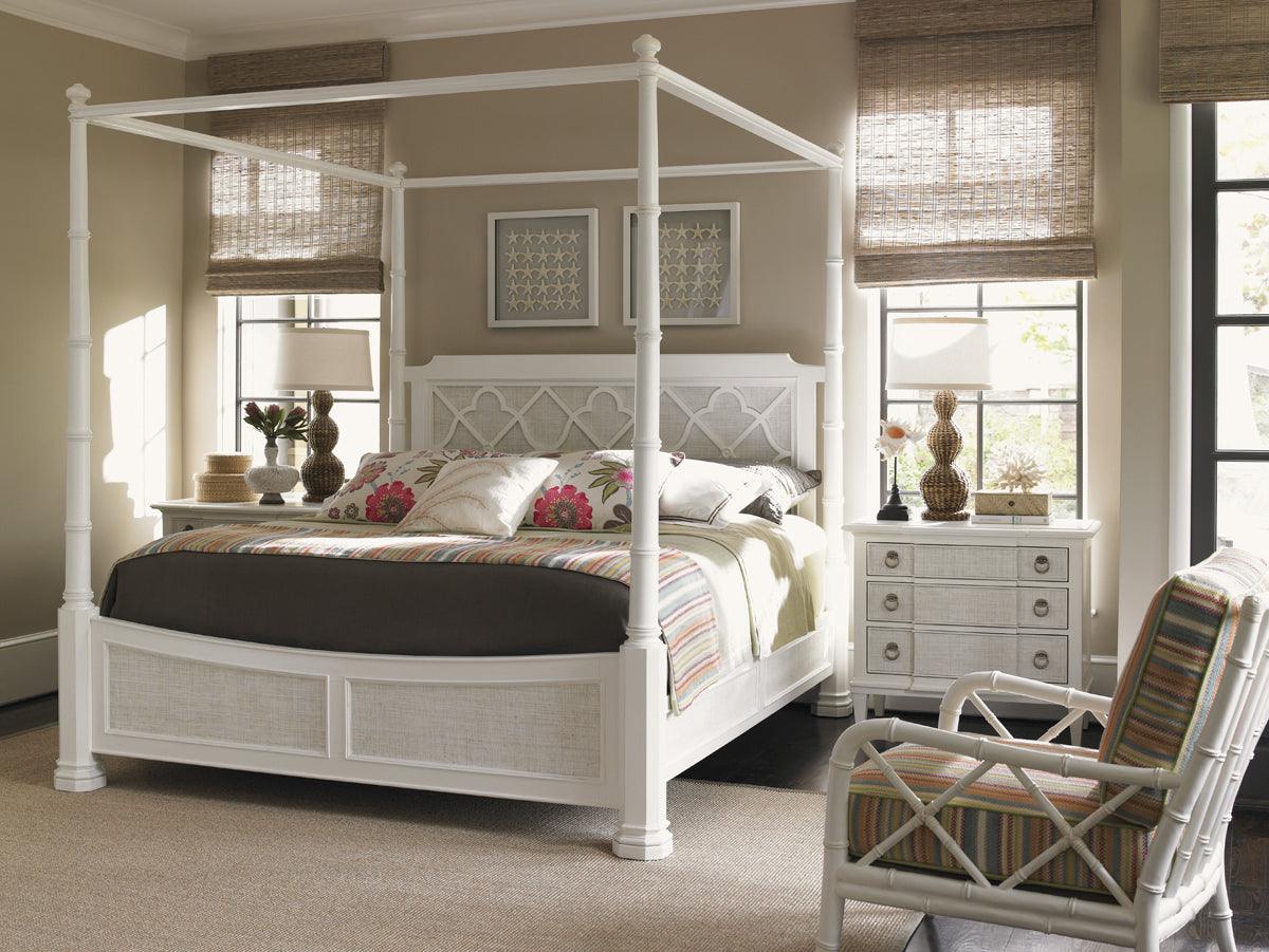 Tommy Bahama Home Ivory Key Southampton Poster Bed BEDS