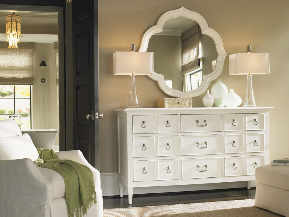 American Home Furniture | Tommy Bahama Home  - Ivory Key Paget Mirror