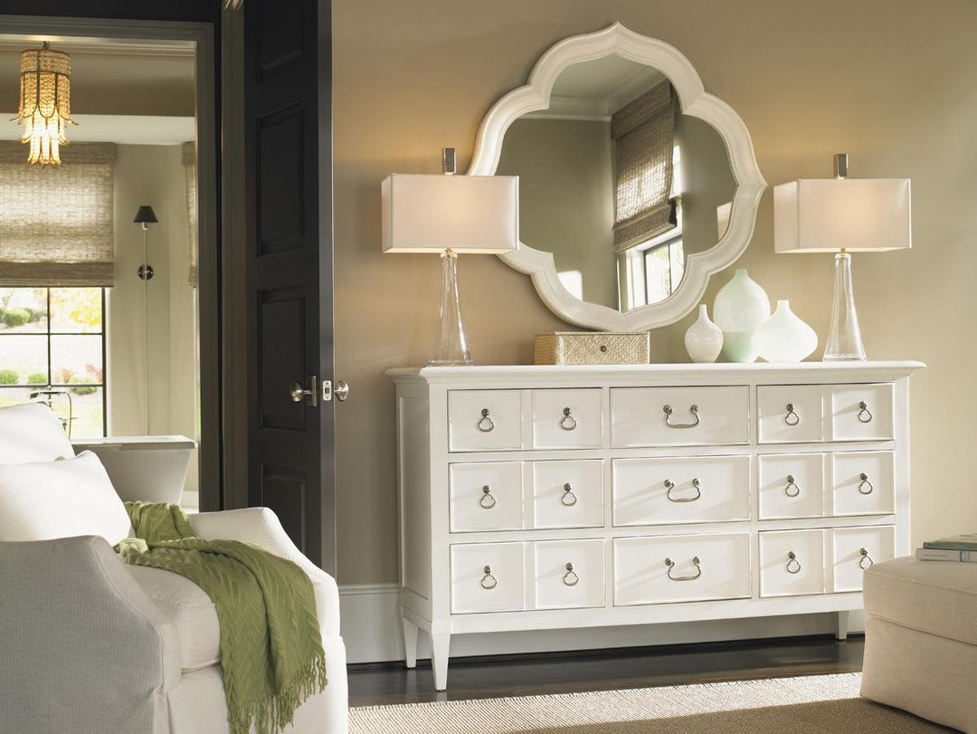 Ivory Key Paget Mirror - AmericanHomeFurniture