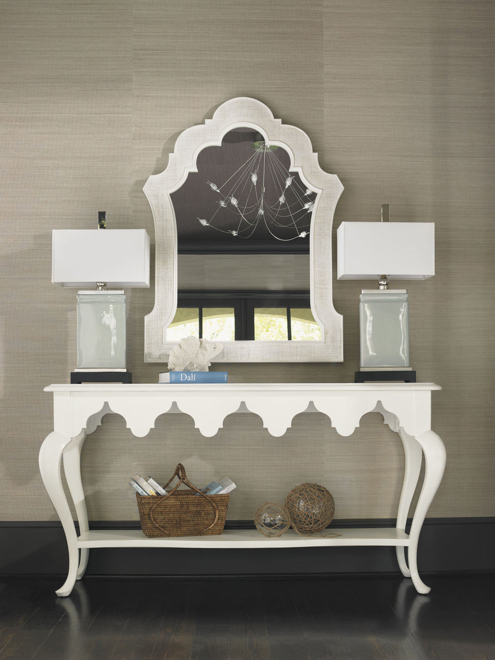 American Home Furniture | Tommy Bahama Home  - Ivory Key Sandys Mirror