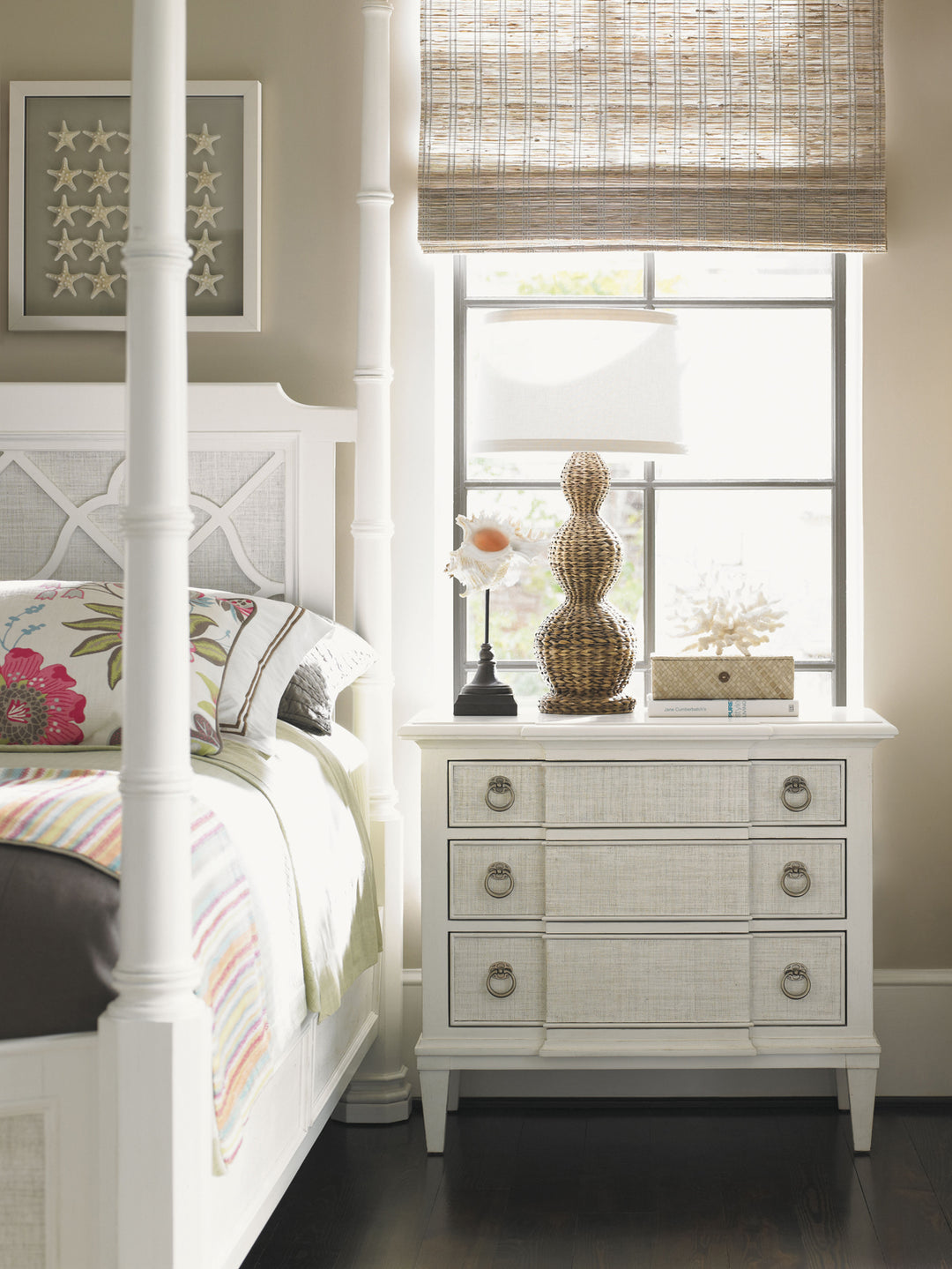 American Home Furniture | Tommy Bahama Home  - Ivory Key Tuckers Point Bachelors Chest