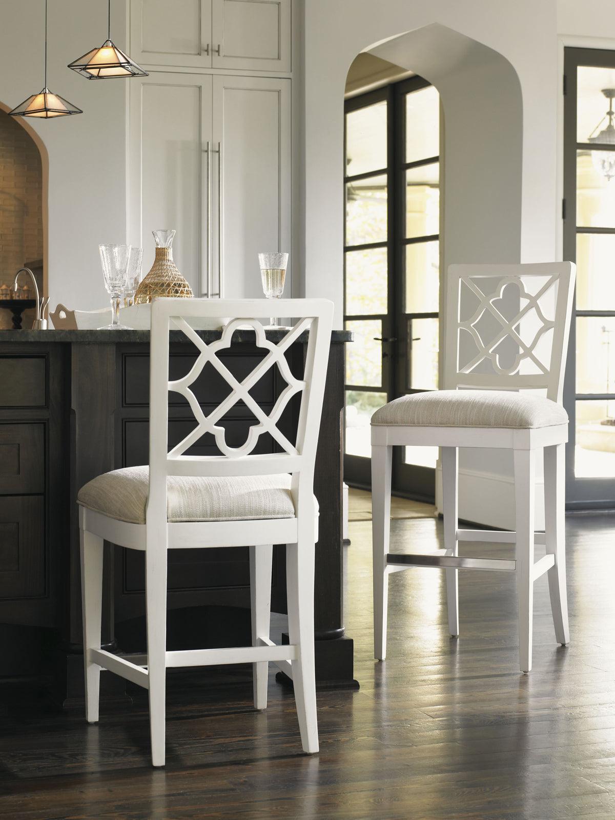 Tommy Bahama Home Ivory Key Newstead Bar Stool BAR STOOLS + COUNTER STOOLS