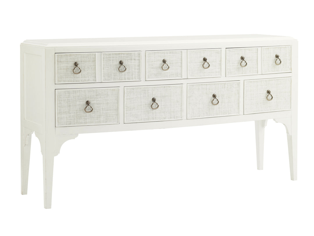 American Home Furniture | Tommy Bahama Home  - Ivory Key Spanish Point Sideboard