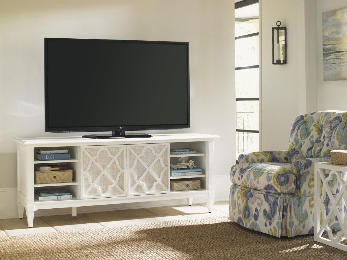 Tommy Bahama Home Ivory Key Wharf Street Media Console MEDIA + TV STANDS