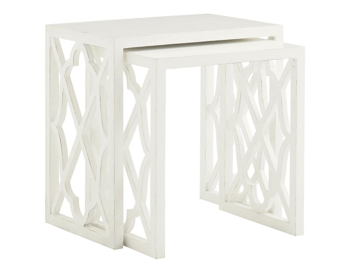 Tommy Bahama Home Ivory Key Stovell Ferry Nesting Tables ACCENT TABLES