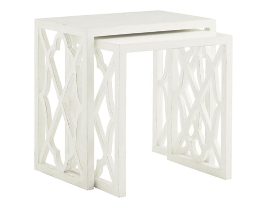 Tommy Bahama Home Ivory Key Stovell Ferry Nesting Tables ACCENT TABLES