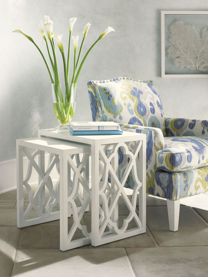 American Home Furniture | Tommy Bahama Home  - Ivory Key Stovell Ferry Nesting Tables