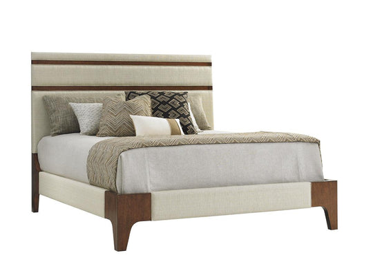 Tommy Bahama Home Island Fusion Mandarin Upholstered Panel Bed BEDS