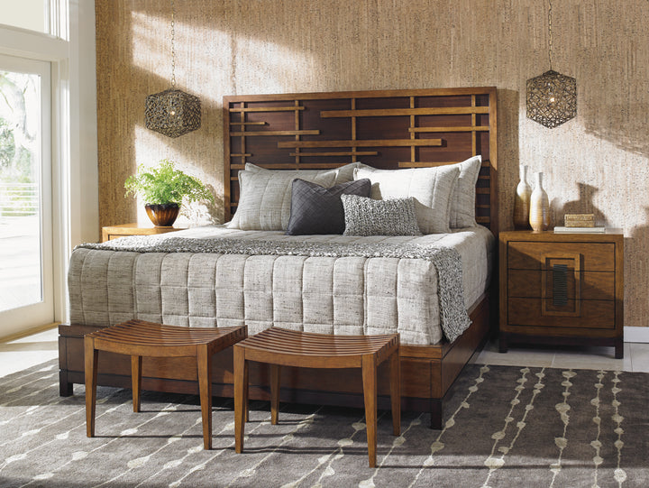 American Home Furniture | Tommy Bahama Home  - Island Fusion Midori Bench