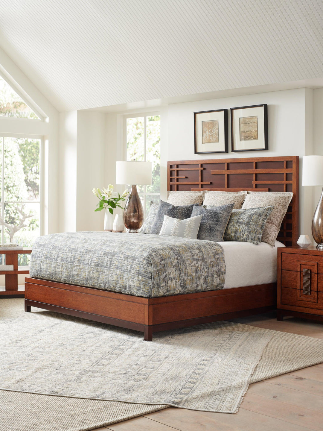 Island Fusion Shanghai Panel Bed - AmericanHomeFurniture