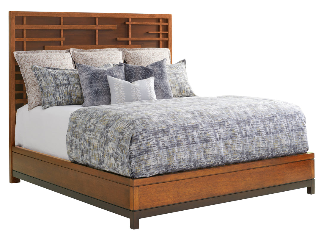 American Home Furniture | Tommy Bahama Home - Island Fusion Shanghai Panel Bed