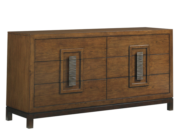 American Home Furniture | Tommy Bahama Home  - Island Fusion Heron Island Double Dresser