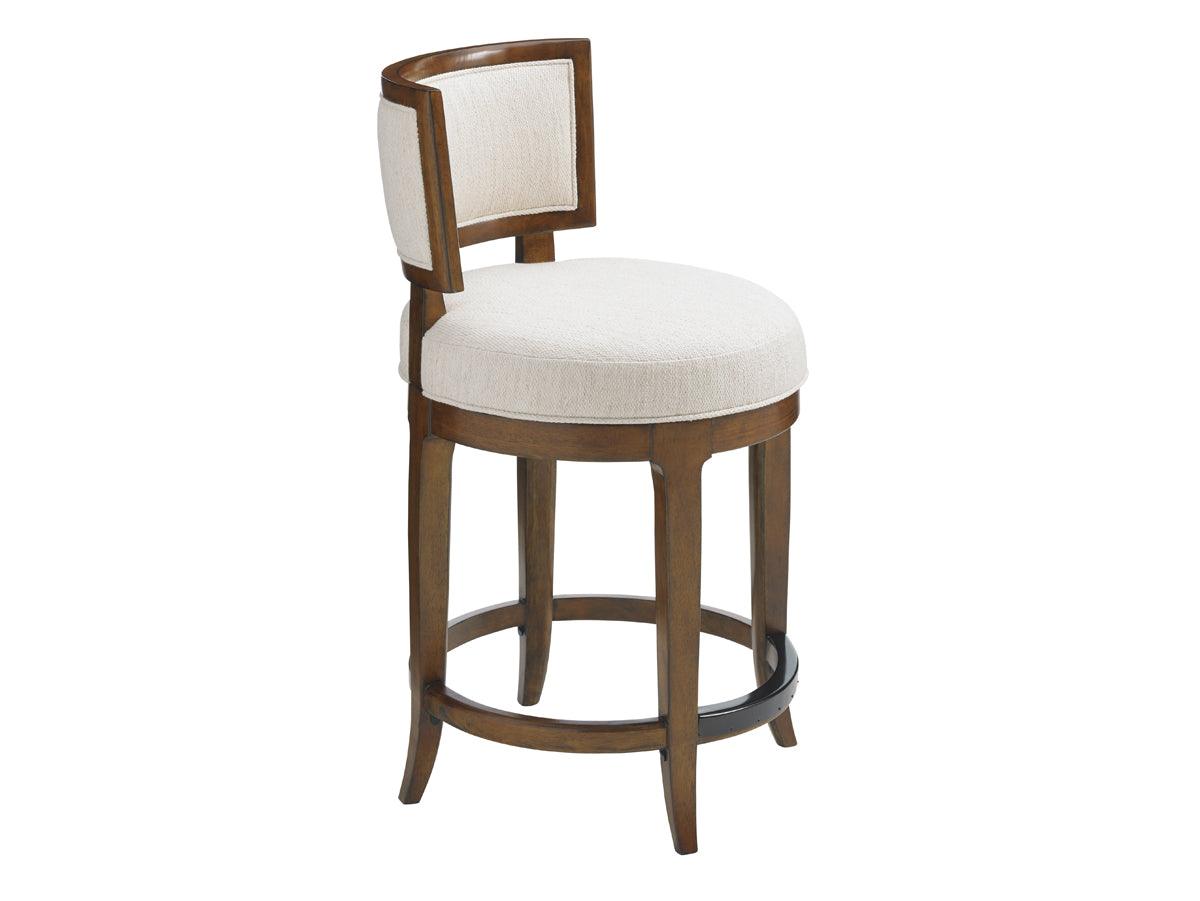 Tommy Bahama Home Island Fusion Macau Swivel Counter Stool BAR STOOLS + COUNTER STOOLS