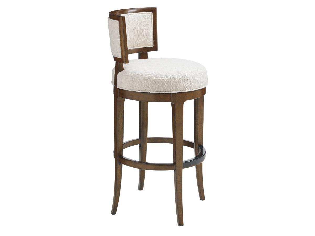 Tommy Bahama Home Island Fusion Macau Swivel Bar Stool BAR STOOLS + COUNTER STOOLS