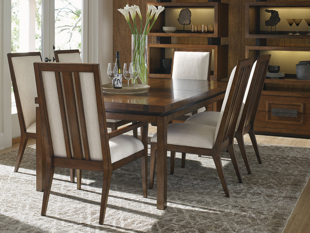 American Home Furniture | Tommy Bahama Home  - Island Fusion Marquesa Rectangular Dining Table