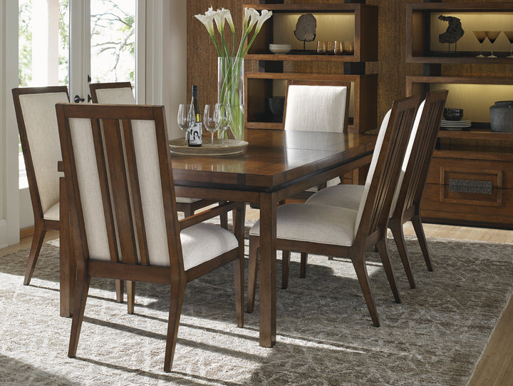 American Home Furniture | Tommy Bahama Home  - Island Fusion Marquesa Rectangular Dining Table