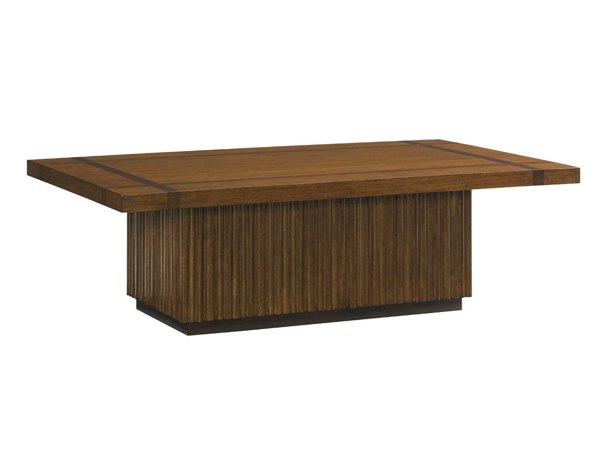 Tommy Bahama Home Island Fusion Castaway Rectangular Cocktail Table COFFEE TABLES