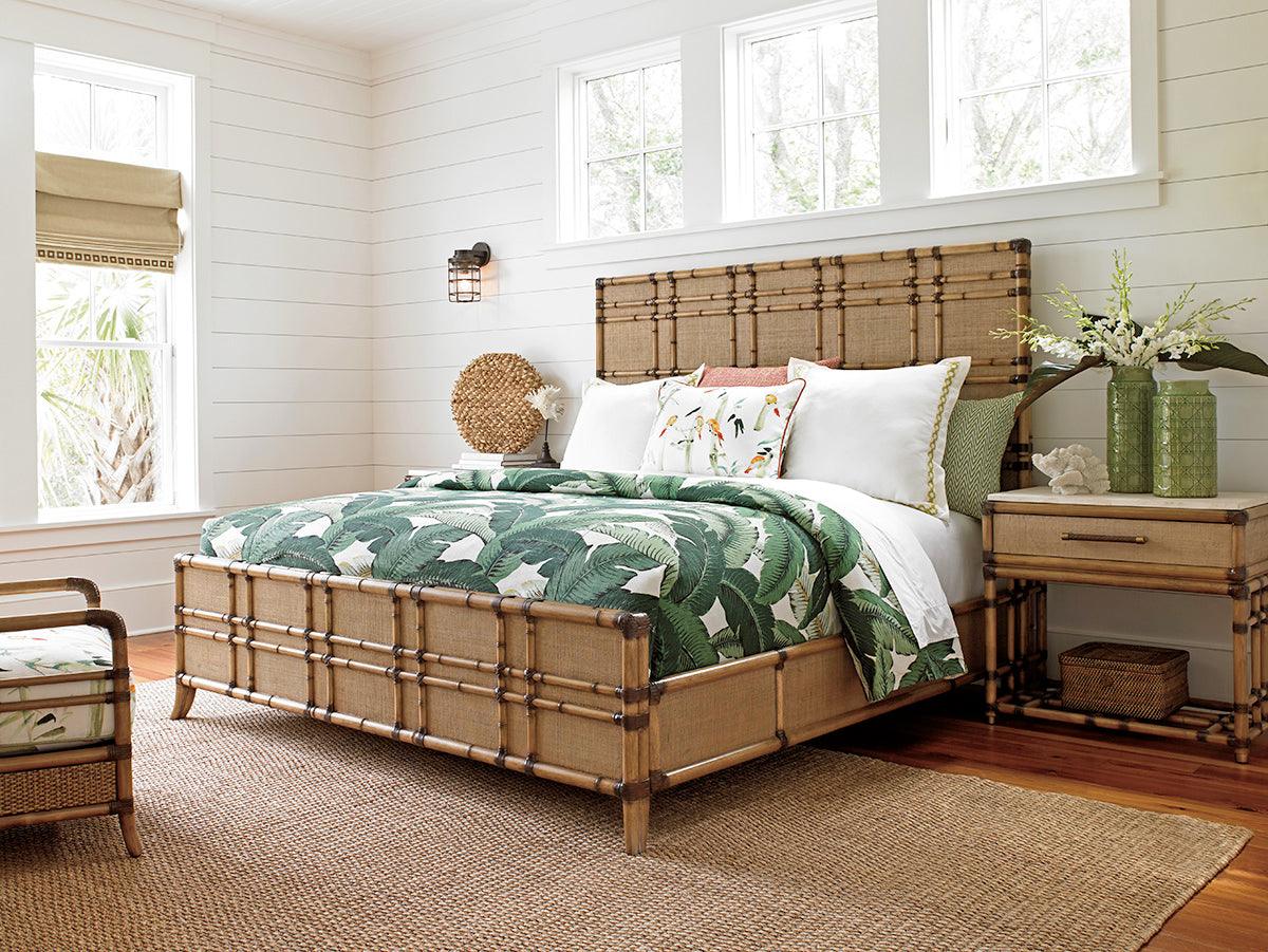 Tommy Bahama Home Twin Palms Coco Bay Panel Bed BEDS