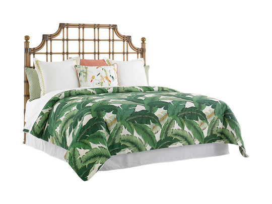 Tommy Bahama Home Twin Palms St. Kitts Rattan Headboard HEADBOARDS