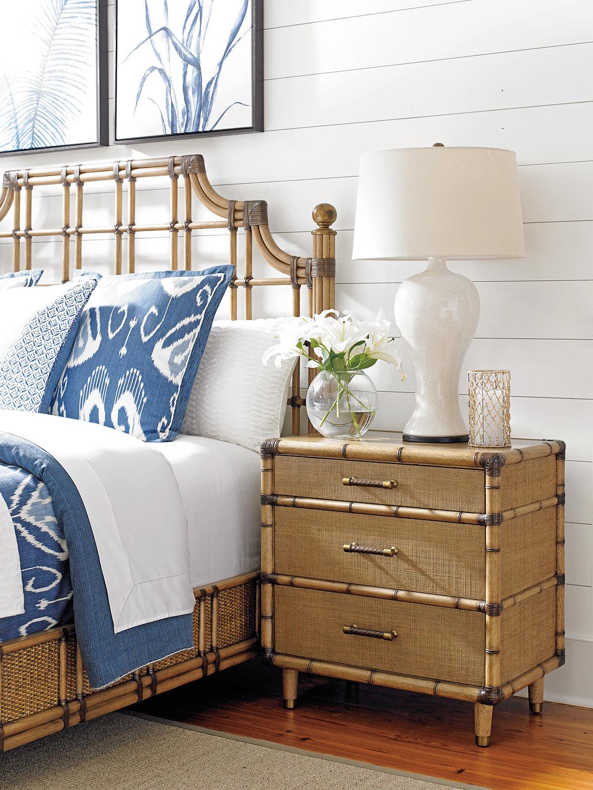 Tommy Bahama Home Twin Palms Parrot Cay Nightstand NIGHTSTANDS