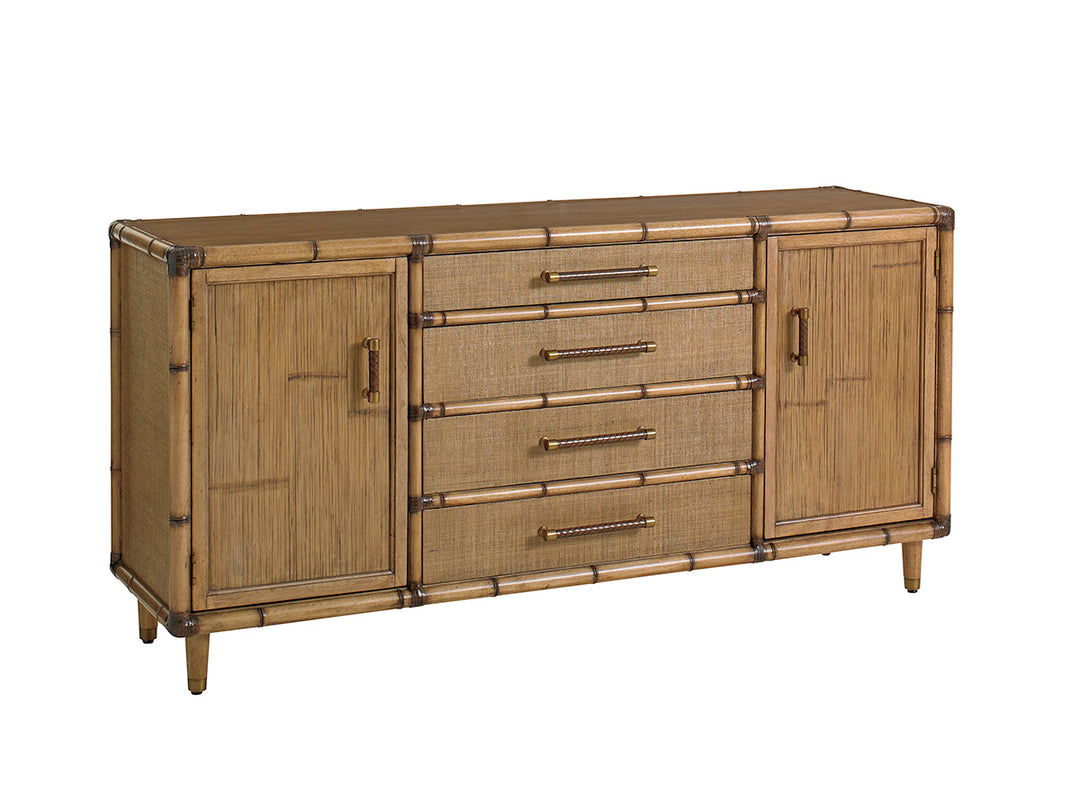 American Home Furniture | Tommy Bahama Home  - Twin Palms Sandy Point Buffet