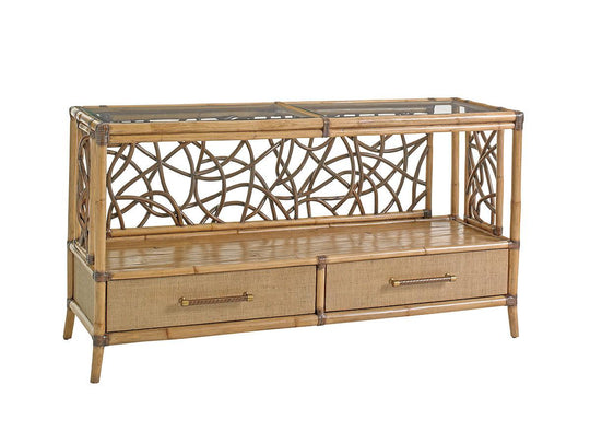 Tommy Bahama Home Twin Palms Sonesta Serving Console CABINETS