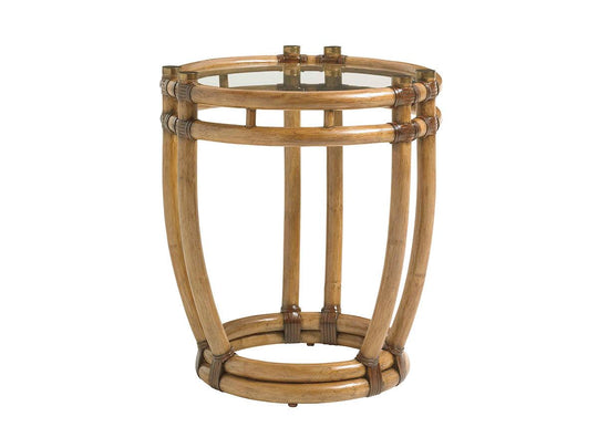 Tommy Bahama Home Twin Palms Turtle Beach End Table ACCENT TABLES