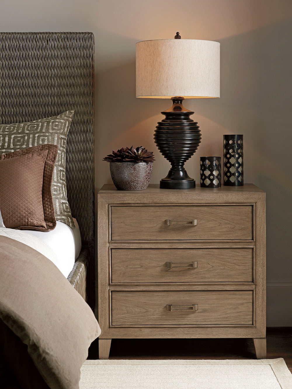 American Home Furniture | Tommy Bahama Home  - Cypress Point Mc Clellan Drawer Nightstand