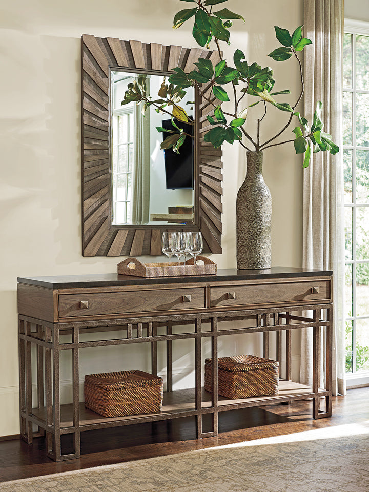 American Home Furniture | Tommy Bahama Home  - Cypress Point Ardley Sunburst Mirror