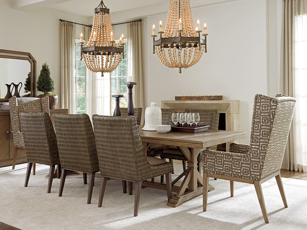 American Home Furniture | Tommy Bahama Home  - Cypress Point Pierpoint Double Pedestal Dining Table