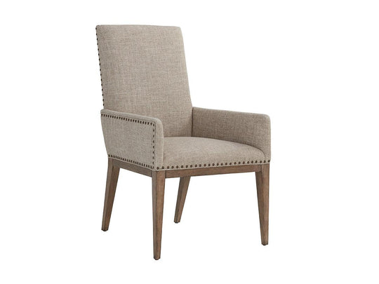 Tommy Bahama Home Cypress Point Devereaux Upholstered Arm Chair - Set of 2 DINING CHAIRS