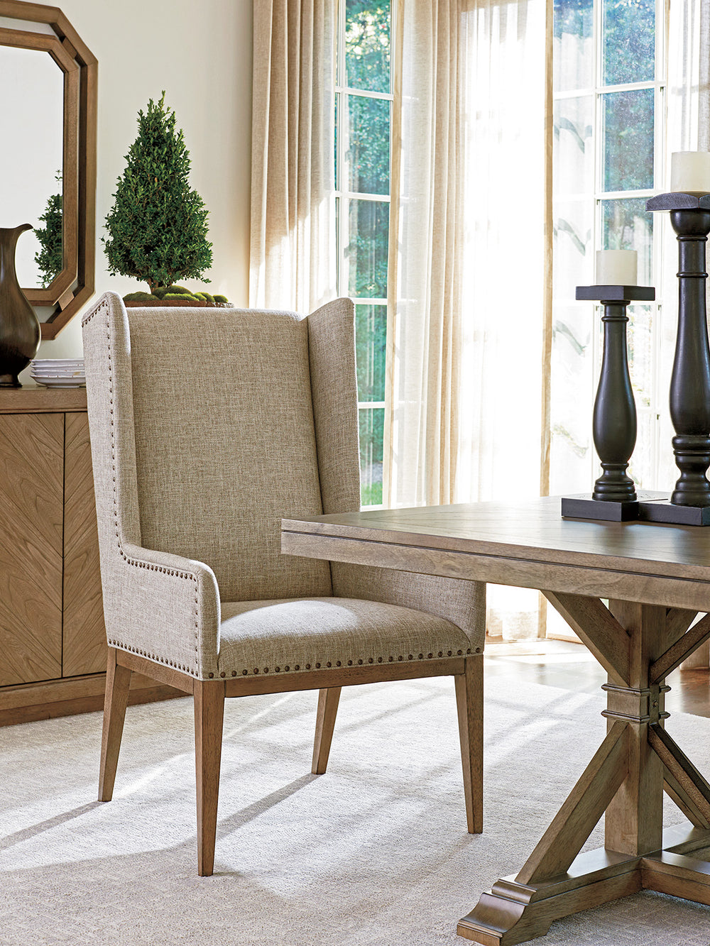 American Home Furniture | Tommy Bahama Home  - Cypress Point Milton Host Chair