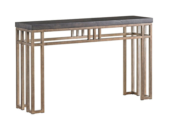 Tommy Bahama Home Cypress Point Montera Travertine Console CONSOLE TABLES