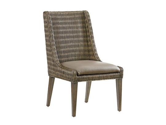 Tommy Bahama Home Cypress Point Brandon Woven Side Chair - Set of 2 DINING CHAIRS