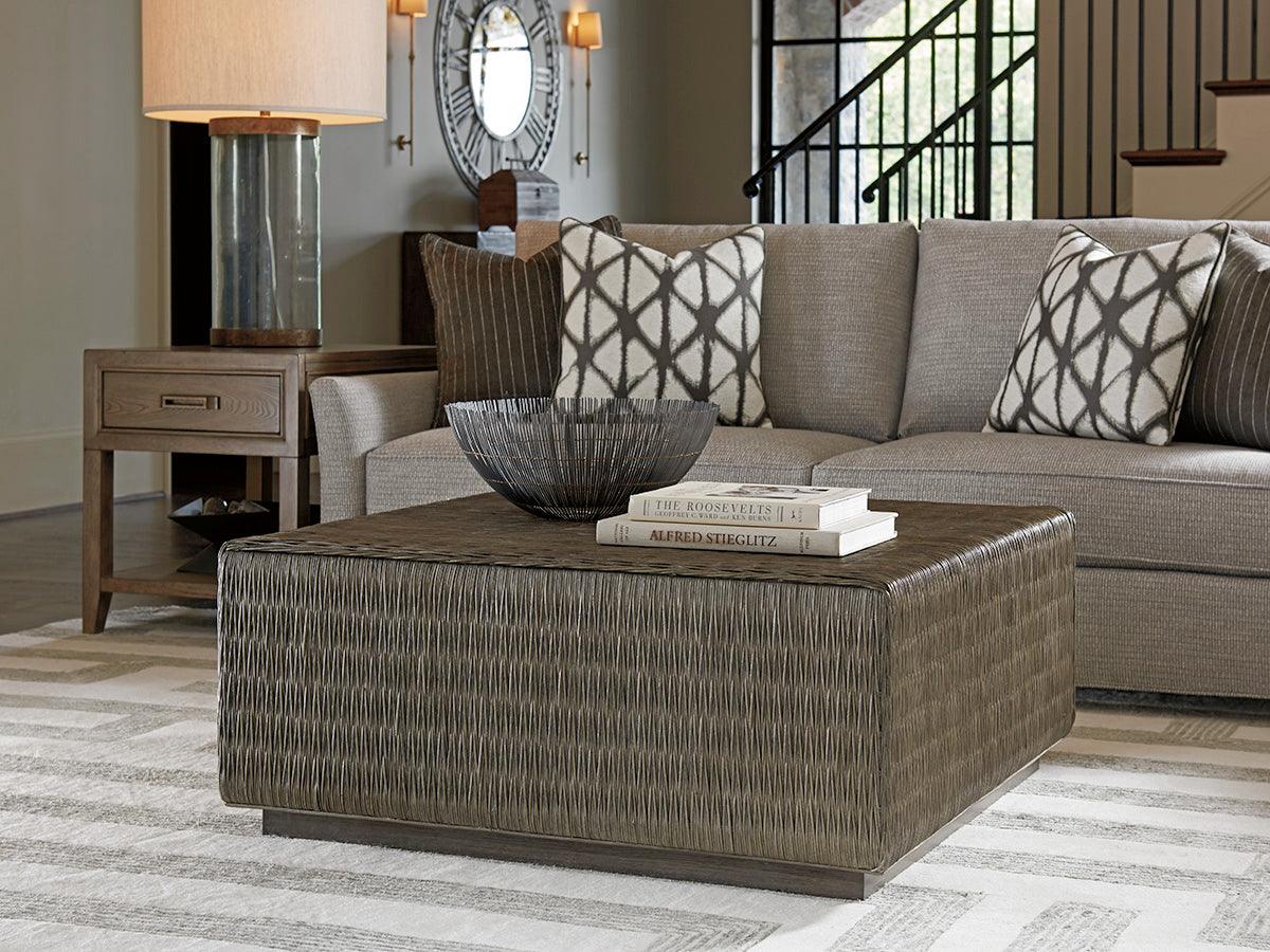 Tommy Bahama Home Cypress Point Seawatch Woven Cocktail Table COFFEE TABLES